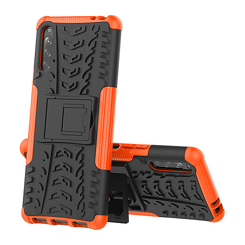 

Case For Sony L4 L3 Shockproof with Stand Back Cover Solid Colored TPU PC Case For Sony Xperia 10 II 1 II 5 1 XZ4 10 Plus 10 XA3 XZ3 XA2 Plus