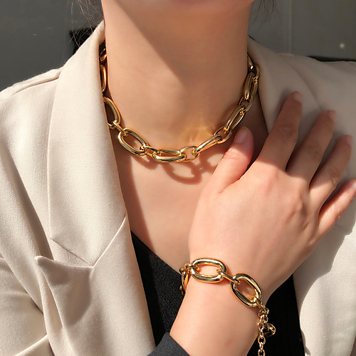 

Women's Jewelry Set Hollow Out Love Joy Peace Simple Unique Design Basic Fashion Punk Earrings Jewelry Gold For Street Gift Engagement Prom Festival 2pcs