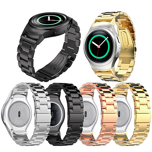 

Smart Watch Band for Samsung Galaxy 1 pcs Business Band Stainless Steel Replacement Wrist Strap for Gear S2