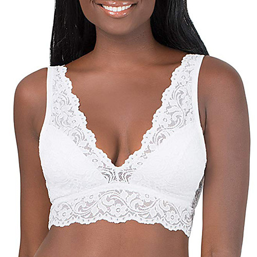 

Women's Bra Lace Bras Full Coverage Lace Transparent Body Super Sexy Wine