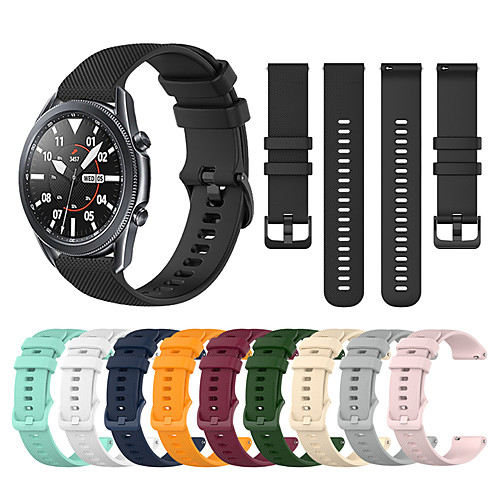 

Silicone strap for Samsung Galaxy Watch 3 41 45mm 42mm 46mm Gear S3 S2 Classic Bracelet for Galaxy Active 2/3 Watchbands Correa