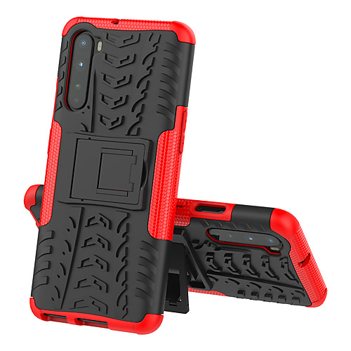 

Case For OnePlus 8 8 Pro Shockproof with Stand Back Cover Solid Colored TPU PC Case For OnePlus 7 7 Pro 7T 7T Pro 6 Nord