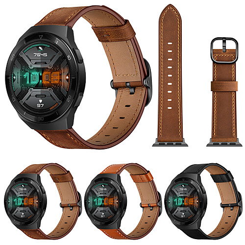

Watch Band for Huawei Watch GT / Huawei Watch GT 2e Huawei Leather Loop Genuine Leather Wrist Strap