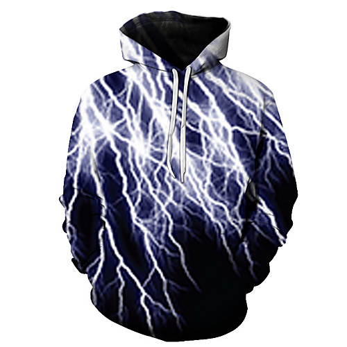 

Men's Plus Size Pullover Hoodie Sweatshirt Graphic Hooded Club Weekend 3D Print Party Casual Hoodies Sweatshirts Long Sleeve Purple Yellow White