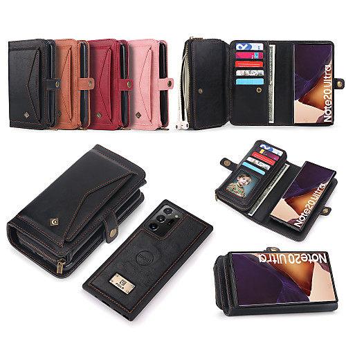 

Case For Samsung Galaxy S9 PLUS S10E S10 PLUS NOTE 9 NOTE 10 PLUS S20 PLUS S20 ULTRA NOTE 20 NOTE 20 ULTRA Shockproof Flip Full Body Cases Solid Colored TPU Card Holder PU Leather
