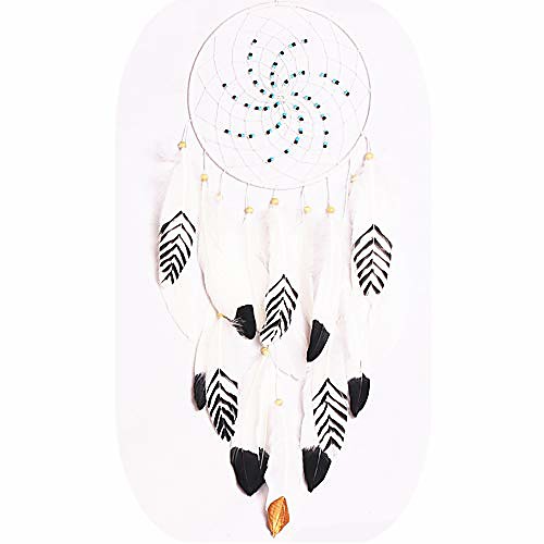 

Boho Dream Catcher Handmade Gift Wall Hanging Decor Art Ornament Craft Feather Bead for Kids Bedroom Wedding Festival 7520cm