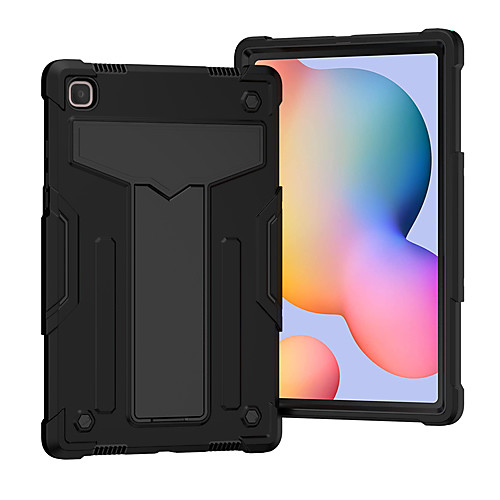 

Case For Samsung Galaxy Samsung Tab A 10.1 2019 T510 Samsung Galaxy Tab A7 2020 T500 505 Shockproof with Stand Back Cover Solid Colored Silicone PC