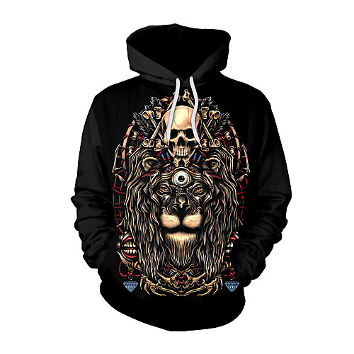 

Women's Pullover Hoodie Sweatshirt Print Skull Daily 3D Print Christmas Hoodies Sweatshirts Black