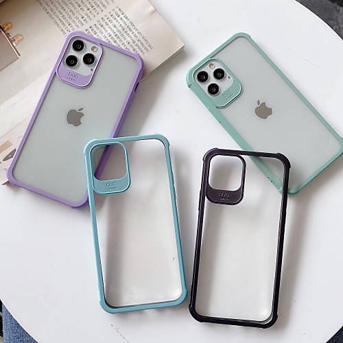 

Phone Case For Apple Back Cover iPhone 12 Pro Max 11 SE 2020 X XR XS Max 8 7 Shockproof Transparent Transparent TPU