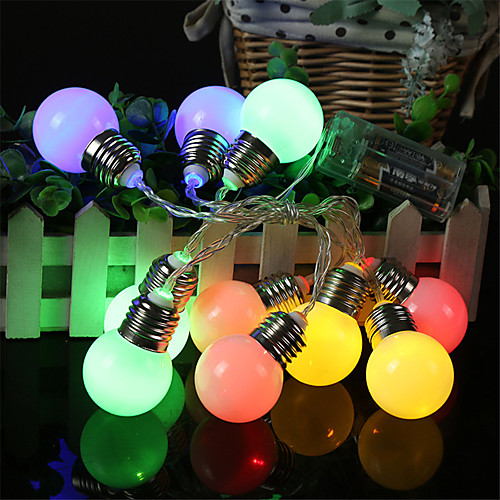 

LED Bulb Light String Christmas Living Room Fairy Lights Battery Power Supply Outdoor Garden Led Garland Decoration