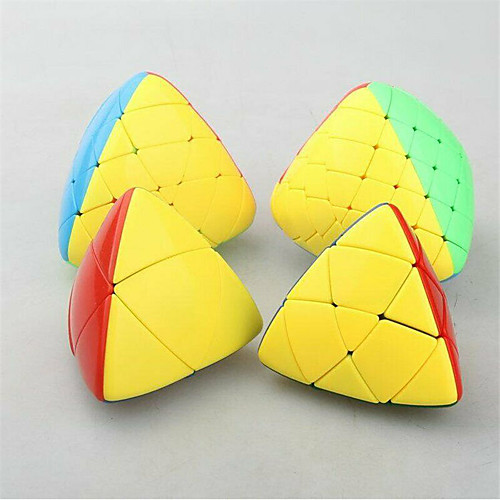 

Speed Cube Set 4 pcs Magic Cube IQ Cube 222 333 444 Speedcubing Bundle 3D Puzzle Cube Stress Reliever Puzzle Cube Stickerless Smooth Office Desk Toys Pyramid Mastermorphix Kid's Adults Toy Gift