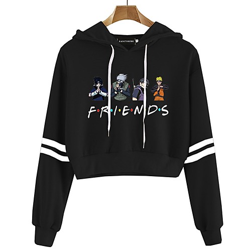 

Inspired by Naruto Hatake Kakashi Uchiha Sasuke Uzumaki Naruto Crop Top Hoodie Anime Polyster Pattern Printing Harajuku Graphic Crop Top For Unisex