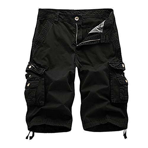 

Men's Sports & Outdoors Stylish Cycling Outdoor Sports Cotton Loose Casual Straight Pants Plain Knee Length Zipper Wine Red White gray Baolan Black khaki / Summer