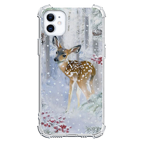 

Christmas Phone Case For Apple iPhone 12 iPhone 11 iPhone 12 Pro Max Unique Design Protective Case Shockproof Back Cover TPU