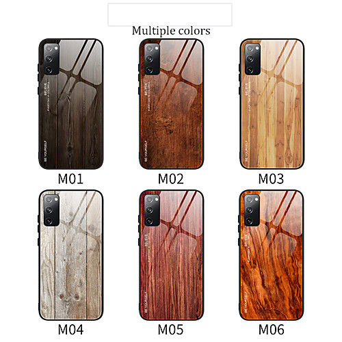 

Phone Case For Samsung Galaxy Back Cover Galaxy A91 / M80S A51 A30 A70 Samsung Galaxy A80 A71 Galaxy A21 Galaxy A10s Galaxy A20s A21s Shockproof Wood Grain TPU