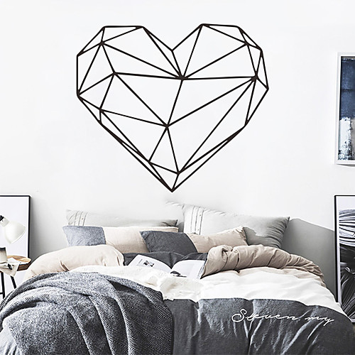 

Nordic Style Geometry Art Wall Sticker For House Decoration Living Room Bedroom Decor Art Decals Mural Vinyl Wall Stickers Heart 5057cm