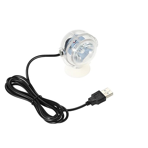 

Outdoor Aquarium Waterproof LED Spotlight Submersible Light Convex Lens Design with Suction Cup Fish Tank Decorative Light