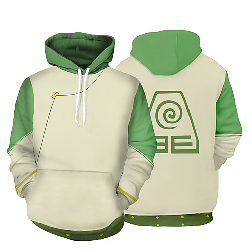 

Inspired by Avatar: The Last Airbender TophBeifong Cosplay Costume Hoodie Terylene 3D Printing Hoodie For Women's / Men's