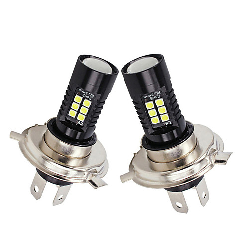 

2PCS OTOLAMPARA Car LED Bulb H4 Fog Lamp 3030SMD High Luminous Efficiency Safe Constant Current Aluminum Alloy Structure Not Easy To Damage Strong Decoding H4 Bulb Automobile LED PK43T Bulb