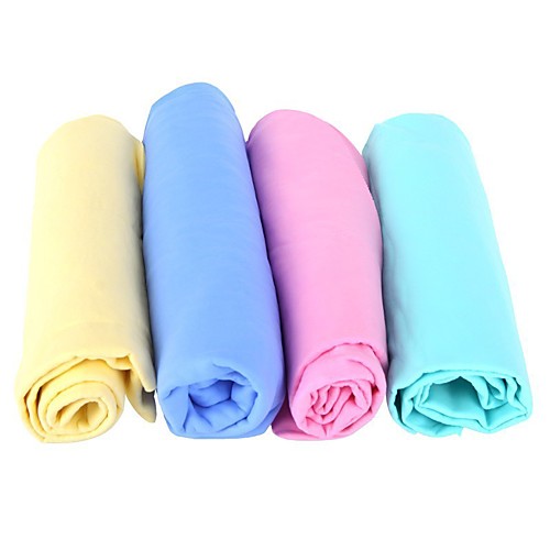 

3Pcs PVC Suede Car Wash Towel Cleaner Accessories For Car Care Household Cleaning Cloth Random Color