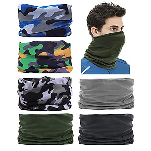 

Neck Gaiter Neck Tube Balaclava Bandana Mask Women's Men's Sports Mask Headwear Geometric Camo / Camouflage UV Sun Protection Quick Dry Dust Proof for Fitness Running Cycling Autumn / Fall Spring