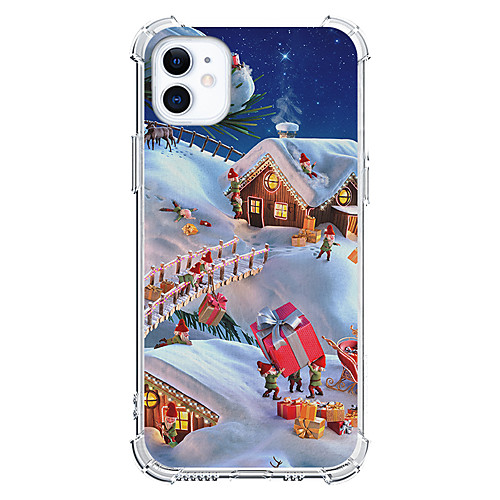 

Christmas Phone Case For Apple iPhone 12 iPhone 11 iPhone 12 Pro Max Unique Design Protective Case Shockproof Back Cover TPU