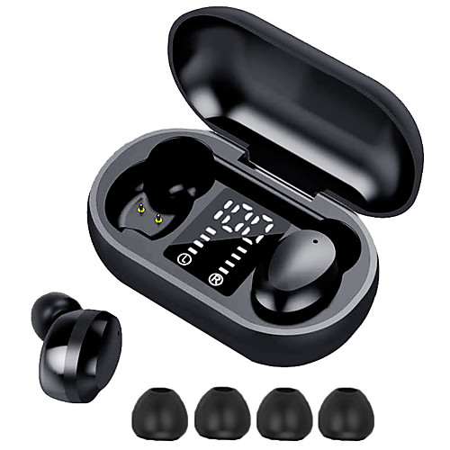 

F12 True Wireless Earbuds TWS Headphones Bluetooth5.0 Stereo with Microphone with Volume Control IPX5 Smart Touch Control for Mobile Phone