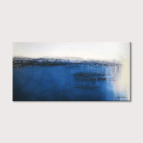 

Oil Painting Hand Painted Horizontal Abstract Landscape Modern Rolled Canvas (No Frame)