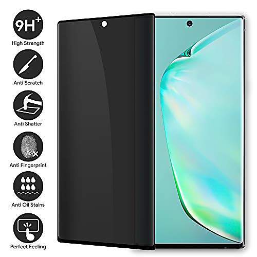 

Anti-peeking Screen Protector For galaxy note 20 Note 20 Ultra 3d Curved Privacy Tempered Glass Screen Protector Defender 9H Hardness Case-friendly Tempered Glass Screen Protector For Galaxy Note 10