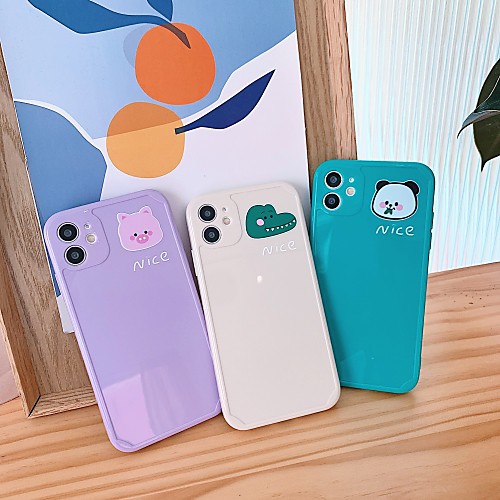 

Case For Apple iPhone 11 Shockproof / Dustproof Back Cover Solid Colored / Animal TPU For Case iphone 11 Pro/11 Pro Max/7/8/7P/8P/SE 2020/X/Xs/Xs MAX/XR