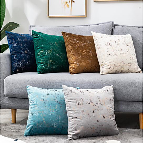 

Modern Simple Solid Color Velvet Pillowcase Bedroom Sofa Pillowcase