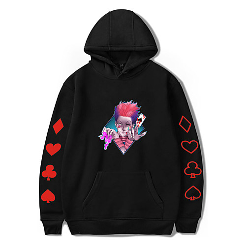 

Inspired by Hunter X Hunter Hisoka Hoodie Anime Polyester / Cotton Blend Graphic Prints Printing Harajuku Graphic Hoodie For Women's / Men's