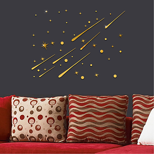 

Meteor Shower Wall Stickers Mirror Wall Stickers Decorative Wall Stickers, Acrylic Home Decoration Wall Decal Wall Decoration 1pc 12695cm