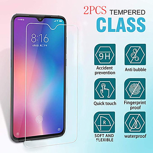 

2PCS Xiaomi Screen Protector Xiaomi Redmi Note 9 Pro / Note 8T / Note 7S / Note 6 / Note 5A / Note 4X / Redmi Note 2 High Definition (HD) Front Screen Protector Tempered Glass