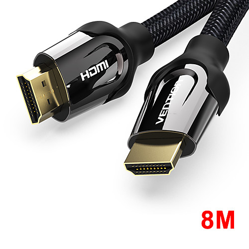 

Vention HDMI-compatible Cable HDMI-compatible Switch Cable for Xiaomi Mi TV Box PS4 Spliiter Swicther 4K@60Hz HDMI-compatible to HDMI-compatible 2.0 Audio Cable HDMI-compatible Cable 8m