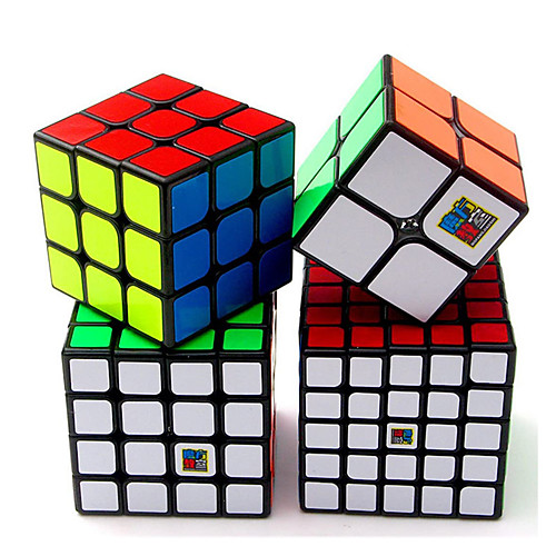 

Speed Cube Set 4 pcs Magic Cube IQ Cube 222 333 444 Speedcubing Bundle Stress Reliever Puzzle Cube Smooth Office Desk Toys Brain Teaser Kid's Adults Toy Gift