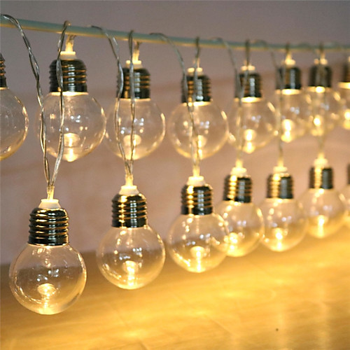 

Globe Bulb String Battery Powered Outdoor Waterproof Fairy Light String Christmas Garland Wedding Garden Party