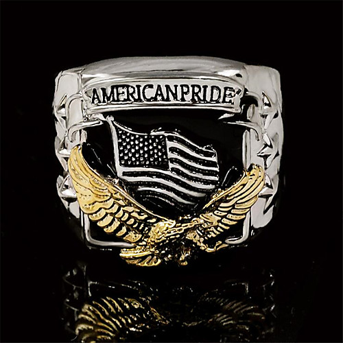 

Band Ring Classic Silver Gold Copper Gold Plated Eagle Fashion 1pc 9 10 11