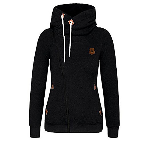 

Women's Parka Causal Fall Spring Regular Coat Regular Fit Sporty Jacket Long Sleeve Solid Color Pure Color Purple khaki / Cotton