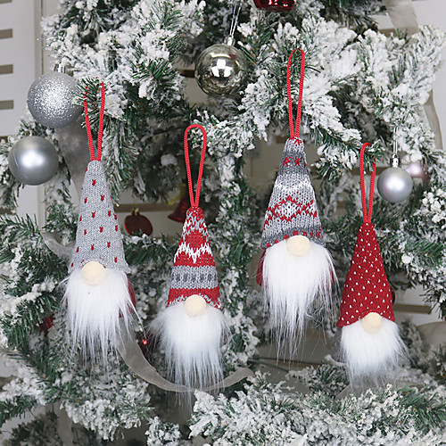 

Christmas Decorations Cane Faceless Doll Pendant Old Man Doll Pendant Doll Pendant