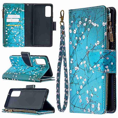 

Case For Samsung Galaxy S20 FE Wallet Card Holder with Stand Full Body Cases Flower PU Leather Galaxy A42 5G Note 20 Ultra S20 Plus A21S A01 A11 A31 A41 A51 A71 A81 A91