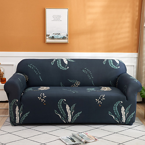 

Couch Cover Stretch Slipcover Furniture Protector Super Soft Floral Print Fabric Fit for Armchair/Loveseat/Three Seater/Four Seater/L shaped sofa,Easy to Install