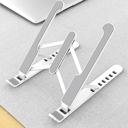 

Tablets racks Support ipad Stand Folding Laptop Stand Holder Aluminum Portable Desk Silicone Bottom Non-Slip Mounts