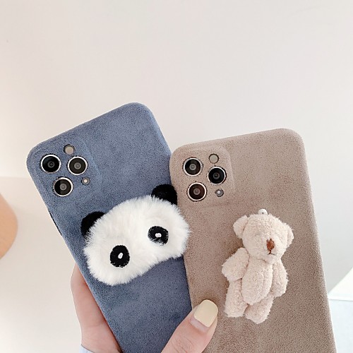 

Case For iPhone 11 Shockproof Back Cover Animal / Cartoon TPU For Case 7/8/7P/8P/X/XS/XS MAX/SE 2020/11 PRO/11PRO MAX