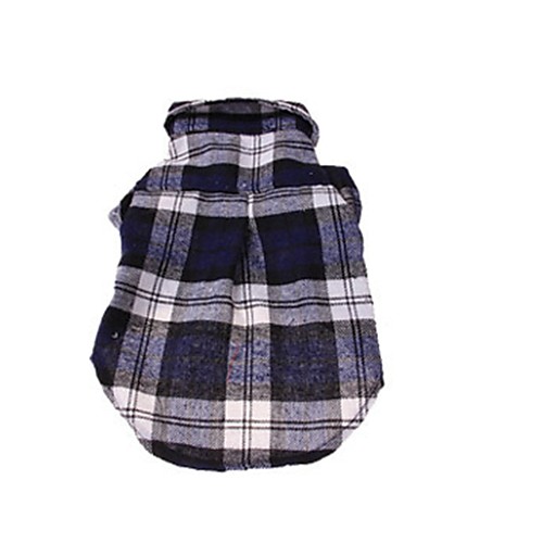 

Dog Plaid / Check Casual / Daily Winter Dog Clothes Black Red Green Costume Terylene XS S M L XL