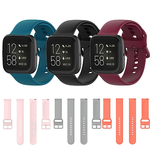 

Sport Silicone Watch Band for Fitbit Versa 2 / Versa lite / Versa Replaceable Bracelet Wrist Strap Wristband