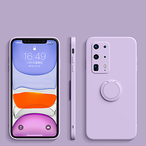 

Phone Case For Huawei Huawei P30 Huawei P30 Pro Huawei Mate 20 pro Shockproof Ring Holder Full Body Cases Silicone