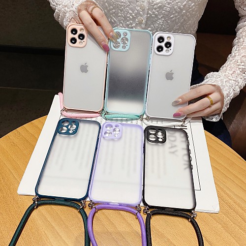 

Phone Case For Apple Back Cover iPhone 12 Pro Max 11 SE 2020 X XR XS Max 8 7 Shockproof Transparent Transparent TPU