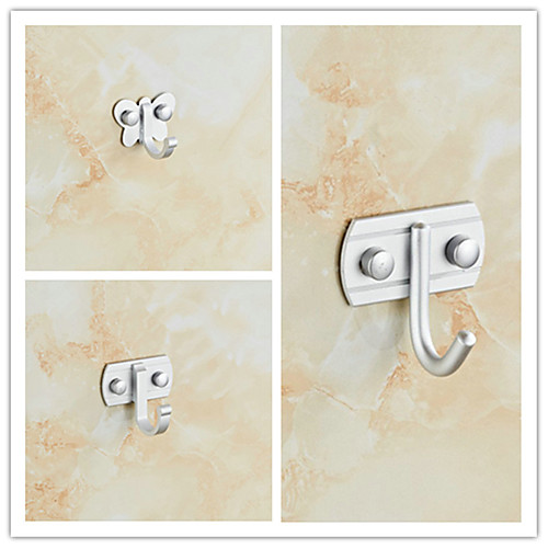 

Robe Hook New Design Modern Aluminum 1pc - Hotel bath Wall Mounted