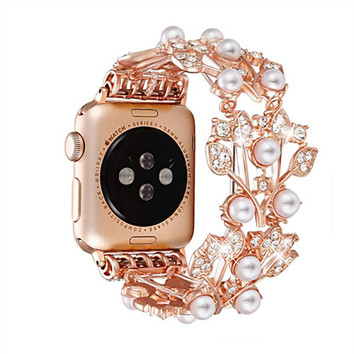 

Smart Watch Band for Apple iWatch 1 pcs Jewelry Design Stainless Steel Replacement Wrist Strap for Apple Watch Series 6 / SE / 5/4 44mm Apple Watch Series 6 / SE / 5/4 40mm Apple Watch Series 3/2/1